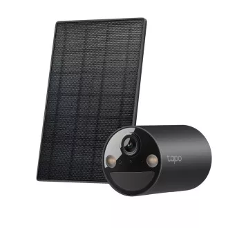 TP-Link Tapo C411 KIT Außenkamera, Solarpanel (3MP, 2K QHD, 1296p, IR 9m, WiFi, micro SD Karte, IP65)
