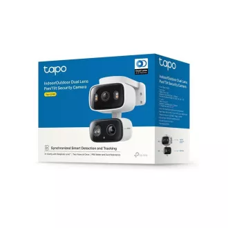 TP-Link Tapo C246D Außen-/Außen-PTZ-Kamera (3MP, 2K 1296p, IR 12m, WiFi, micro SD-Karte)