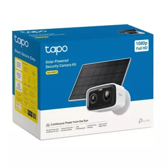 TP-Link Tapo C400 KIT Außenkamera, Solarpanel (2MP, 1080p, IR 10m, WiFi, micro SD Karte, IP65)