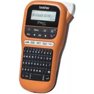 BROTHER Etikettendrucker PT-E110VP - 12mm, TZe-Bänder - Markierer - für Elektriker - mit Etui BROTHER Etikettendrucker PT-E110VP - 12mm, TZe-Bänder - Markierer - für Elektriker - mit Etui