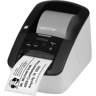 BROTHER Etikettendrucker QL-700 - 62mm, Thermodruck, USB, Professioneller Etikettendrucker BROTHER Etikettendrucker QL-700 - 62mm, Thermodruck, USB, Professioneller Etikettendrucker