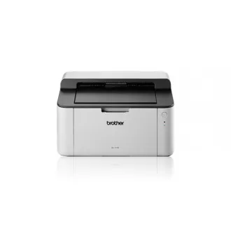 BROTHER Mono-Laserdrucker HL-1110E - A4, 20 Seiten pro Minute, 600 x 600, 1 MB, GDI, USB 2.0, weiß - Unverpackt