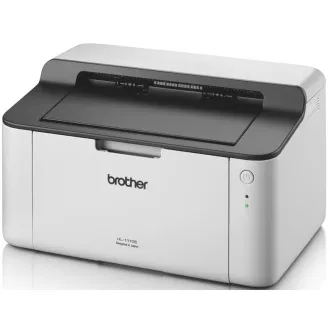 BROTHER Mono-Laserdrucker HL-1110E - A4, 20 Seiten pro Minute, 600 x 600, 1 MB, GDI, USB 2.0, weiß