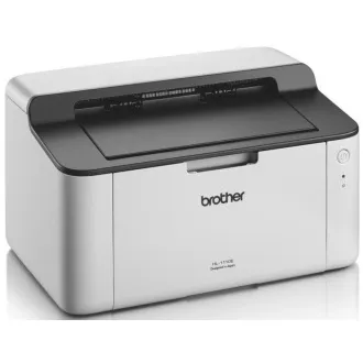 BROTHER Mono-Laserdrucker HL-1110E - A4, 20 Seiten pro Minute, 600 x 600, 1 MB, GDI, USB 2.0, weiß - Unverpackt