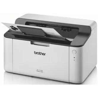 BROTHER Mono-Laserdrucker HL-1110E - A4, 20 Seiten pro Minute, 600 x 600, 1 MB, GDI, USB 2.0, weiß - Unverpackt