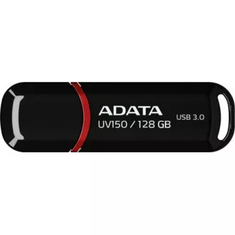 ADATA Flash Disk 128GB UV150, USB 3.1 Dash Drive (R: 90 / B: 20 MB/s) schwarz