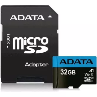 ADATA MicroSDHC-Karte 32 GB UHS-I Klasse 10, A1 + SD-Adapter, Premier ADATA MicroSDHC-Karte 32 GB UHS-I Klasse 10, A1 + SD-Adapter, Premier