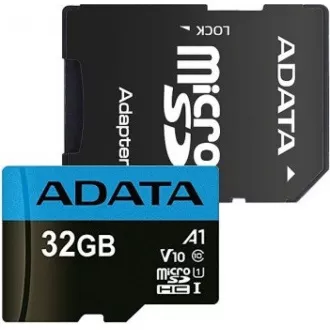 ADATA MicroSDHC-Karte 32 GB UHS-I Klasse 10, A1 + SD-Adapter, Premier