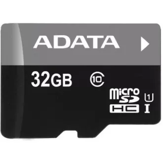 ADATA MicroSDHC-Karte 32 GB UHS-I Klasse 10, A1 + SD-Adapter, Premier ADATA MicroSDHC-Karte 32 GB UHS-I Klasse 10, A1 + SD-Adapter, Premier