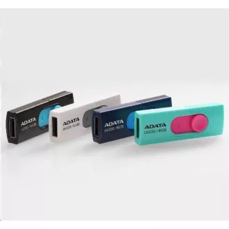 ADATA Flash Disk 64GB UV220, USB 2.0 Dash Drive, schwarz / blau