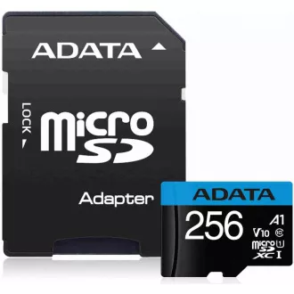 ADATA MicroSDHC-Karte 256 GB UHS-I Klasse 10, Premier + Adapter ADATA MicroSDHC-Karte 256 GB UHS-I Klasse 10, Premier + Adapter