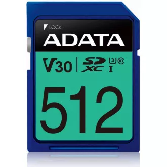 ADATA SDXC-Karte 512 GB Premier Pro UHS-I U3 Class 10 (R: 95 / B: 60 MB / s)