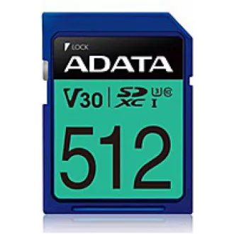 ADATA SDXC-Karte 512 GB Premier Pro UHS-I U3 Class 10 (R: 95 / B: 60 MB / s)