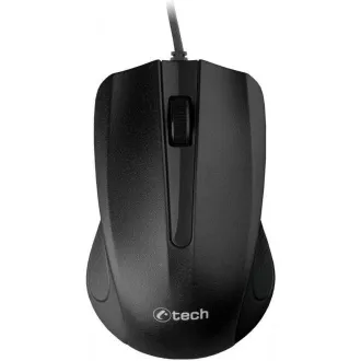 C-TECH Maus WM-01, schwarz, USB