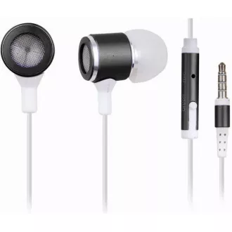 GEMBIRD Kopfhörer mit Mikrofon MHS-EP-002 für MP3, Metall, blau