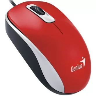GENIUS Maus DX-110, kabelgebunden, 1000 dpi, USB, rot