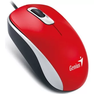 GENIUS Maus DX-110, kabelgebunden, 1000 dpi, USB, rot