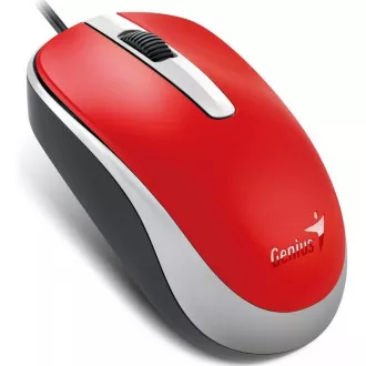 GENIUS Maus DX-120, kabelgebunden, 1200 dpi, USB, rot