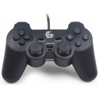 GEMBIRD Gamepad JPD-UDV-01, vibrierend, USB