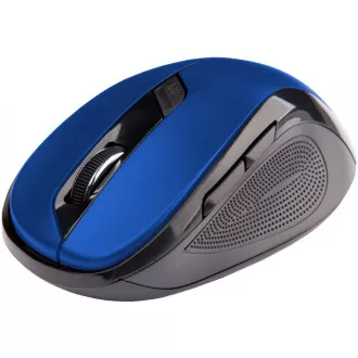 C-TECH Maus WLM-02, schwarz-blau, kabellos, 1600DPI, 6 Tasten, USB-Nano-Empfänger C-TECH Maus WLM-02, schwarz-blau, kabellos, 1600DPI, 6 Tasten, USB-Nano-Empfänger