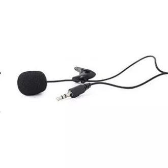 GEMBIRD Mikrofon mit Clip, MIC-C-01, schwarz