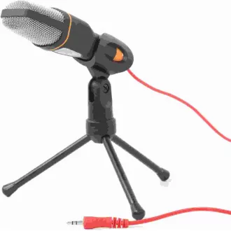 GEMBIRD Tischmikrofon MIC-D-03, HQ, schwarz