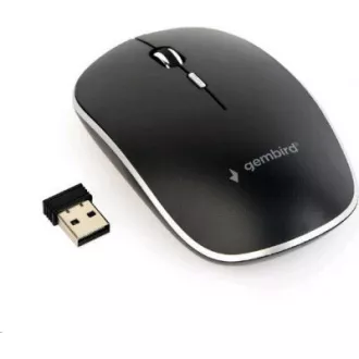 GEMBIRD Maus MUSW-4B-01, schwarz, kabellos, USB-Nano-Empfänger GEMBIRD Maus MUSW-4B-01, schwarz, kabellos, USB-Nano-Empfänger