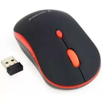 GEMBIRD Maus MUSW-4B-03-R, schwarz-rot, kabellos, USB-Nano-Empfänger GEMBIRD Maus MUSW-4B-03-R, schwarz-rot, kabellos, USB-Nano-Empfänger