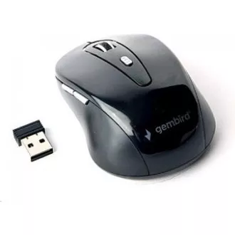 GEMBIRD Maus MUSW-6B-01, schwarz, kabellos, USB-Nano-Empfänger GEMBIRD Maus MUSW-6B-01, schwarz, kabellos, USB-Nano-Empfänger