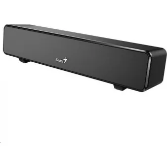 GENIUS Lautsprecher USB SoundBar 100 / kabelgebunden / 6W / USB / 3,5" Klinke / schwarz