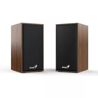 GENIUS Lautsprecher SP-HF180, 2.0, 6W, Holz, braun GENIUS Lautsprecher SP-HF180, 2.0, 6W, Holz, braun