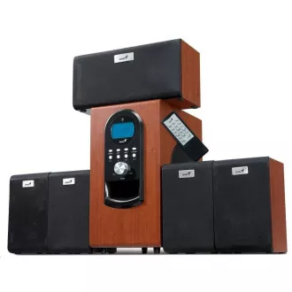 GENIUS Repro SW-HF 5.1 6000 Ver. II / 5.1 / 200W / Holz / Fernbedienung GENIUS Repro SW-HF 5.1 6000 Ver. II / 5.1 / 200W / Holz / Fernbedienung
