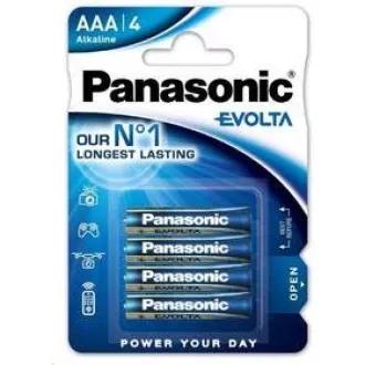 PANASONIC Alkaline Batterien EVOLTA Platinum LR03EGE / 4BP AAA 1,5V (Blister 4Stk.)