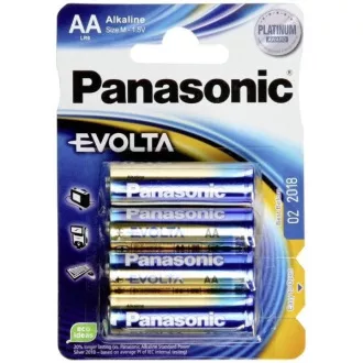 PANASONIC Alkaline-Batterien EVOLTA Platinum LR6EGE / 4BP AA 1.5V (Blister 4 Stück)
