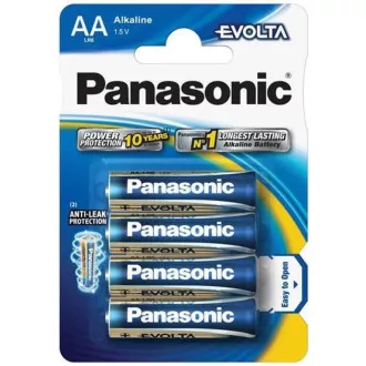 PANASONIC Alkaline-Batterien EVOLTA Platinum LR6EGE / 4BP AA 1.5V (Blister 4 Stück)