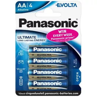 PANASONIC Alkaline-Batterien EVOLTA Platinum LR6EGE / 4BP AA 1.5V (Blister 4 Stück)