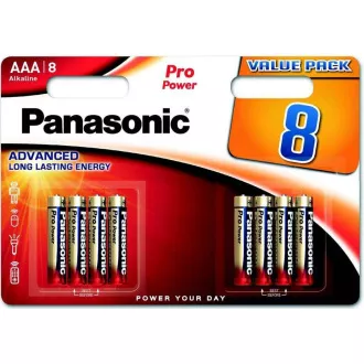 PANASONIC Alkalibatterien - Pro Power AAA 4 4F 1, 5V Packung - 8 Stück PANASONIC Alkalibatterien - Pro Power AAA 4 4F 1, 5V Packung - 8 Stück