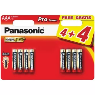PANASONIC Alkalibatterien - Pro Power AAA 4 4F 1, 5V Packung - 8 Stück PANASONIC Alkalibatterien - Pro Power AAA 4 4F 1, 5V Packung - 8 Stück