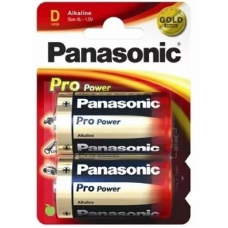 PANASONIC Alkaline Batterien Pro Power LR20PPG / 2BP D 1, 5V (Blister 2 Stück)