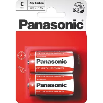 PANASONIC Zink-Kohle-Batterien Rot Zink R14RZ / 2BP EU C 1.5V (Blister 2 Stück) PANASONIC Zink-Kohle-Batterien Rot Zink R14RZ / 2BP EU C 1.5V (Blister 2 Stück)