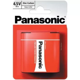 PANASONIC Zink-Kohle-Batterien Red Zinc 3R12RZ / 1BP Flat 4, 5V (Blister 1pc)