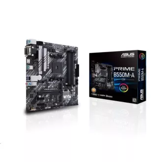 ASUS MB Sc AM4 PRIME B550M-A/CSM, AMD B550, 4xDDR4, 1xHDMI, 1xDVI, 1xVGA, mATX