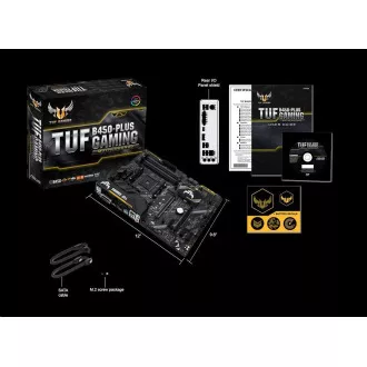 ASUS MB Sc AM4 TUF GAMING B450-PLUS II, AMD B450, 4xDDR4, 1xDP, 1xHDMI