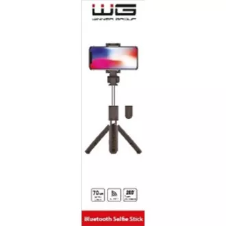Teleskopischer Selfie-Stick mit Bluetooth-Treiber WG 8/schwarz - beschädigte Verpackung