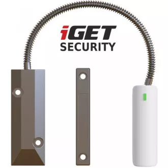 iGET SECURITY EP21 - Drahtloser Magnetsensor für Eisentüren / Fenster / Tore für Alarm iGET SECURITY M5
