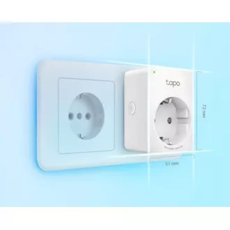 TP-Link Tapo P110 intelligente WiFi-Mini-Steckdose (3680W, 16A, 2, 4 GHz, BT)
