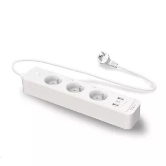 TP-Link Tapo P300 smart WiFi Verlängerungskabel (3x230V, 2xUSB-A, 1xUSB-C, 2300W, 10A, 2, 4 GHz, BT)