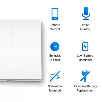 TP-Link Tapo S220 intelligenter unidirektionaler 2-poliger Switch
