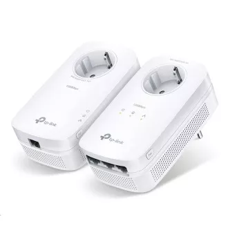 TP-Link TL-PA8033P KIT Pass-Through Powerline-Set (AV1300, 3xGbE, 1xGbE, HomePlug AV2) TP-Link TL-PA8033P KIT Pass-Through Powerline-Set (AV1300, 3xGbE, 1xGbE, HomePlug AV2)