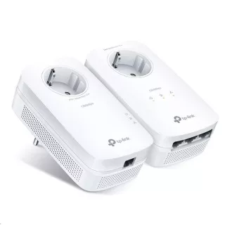 TP-Link TL-PA8033P KIT Pass-Through Powerline-Set (AV1300, 3xGbE, 1xGbE, HomePlug AV2) TP-Link TL-PA8033P KIT Pass-Through Powerline-Set (AV1300, 3xGbE, 1xGbE, HomePlug AV2)
